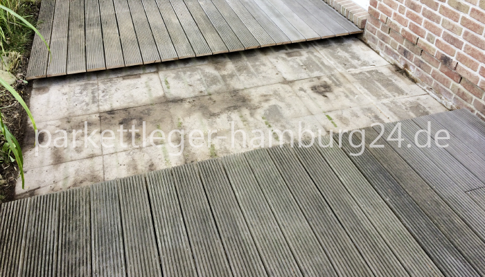 Terrassendiele Reparatur